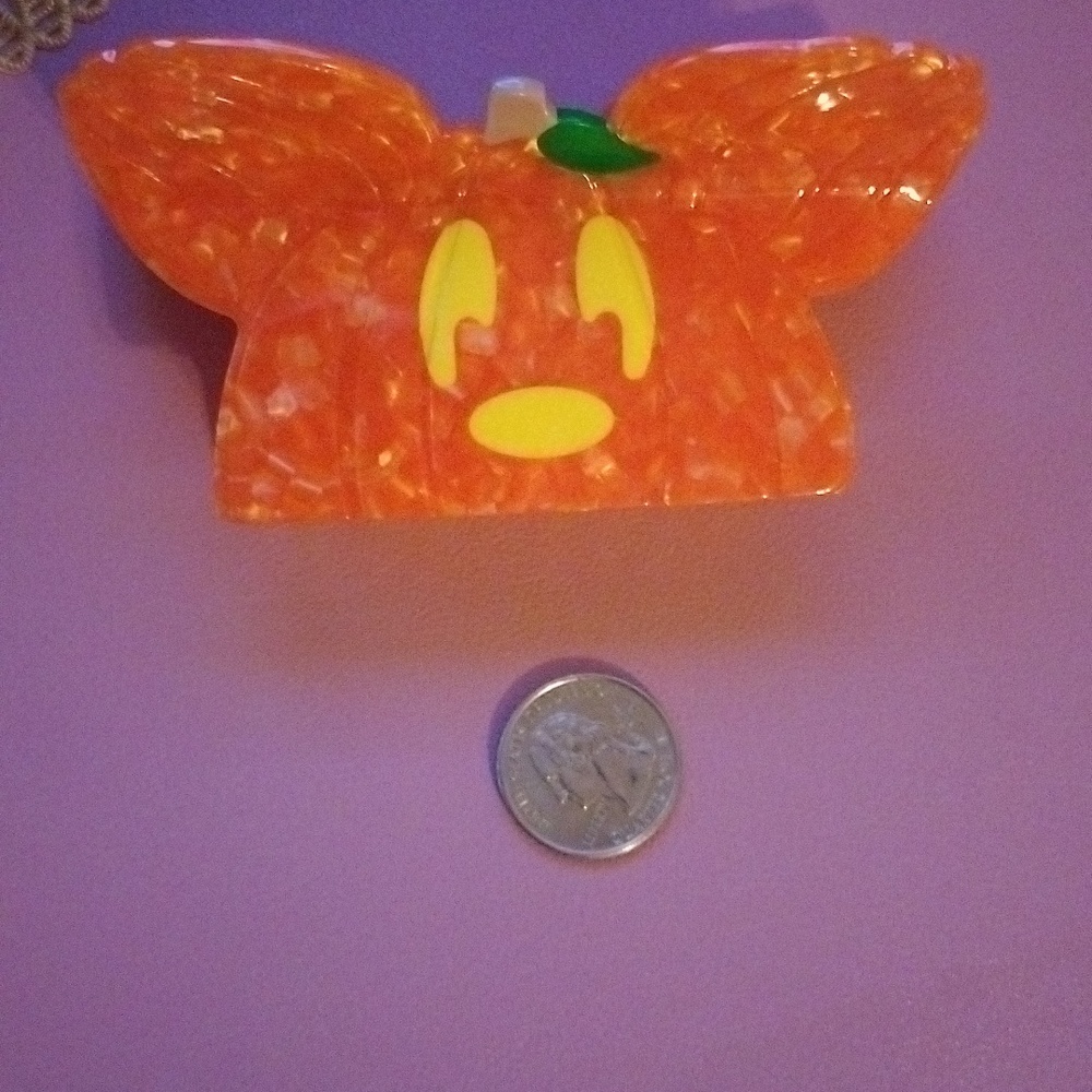 Pumpkin Mouse Claw clip - Picture 8 of 11